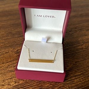 Helzberg Diamonds bar necklace in 14k gold